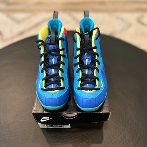 NIKE Little Posite One (PS) - Kids 2Y - Game Royal/ Yellow Strike